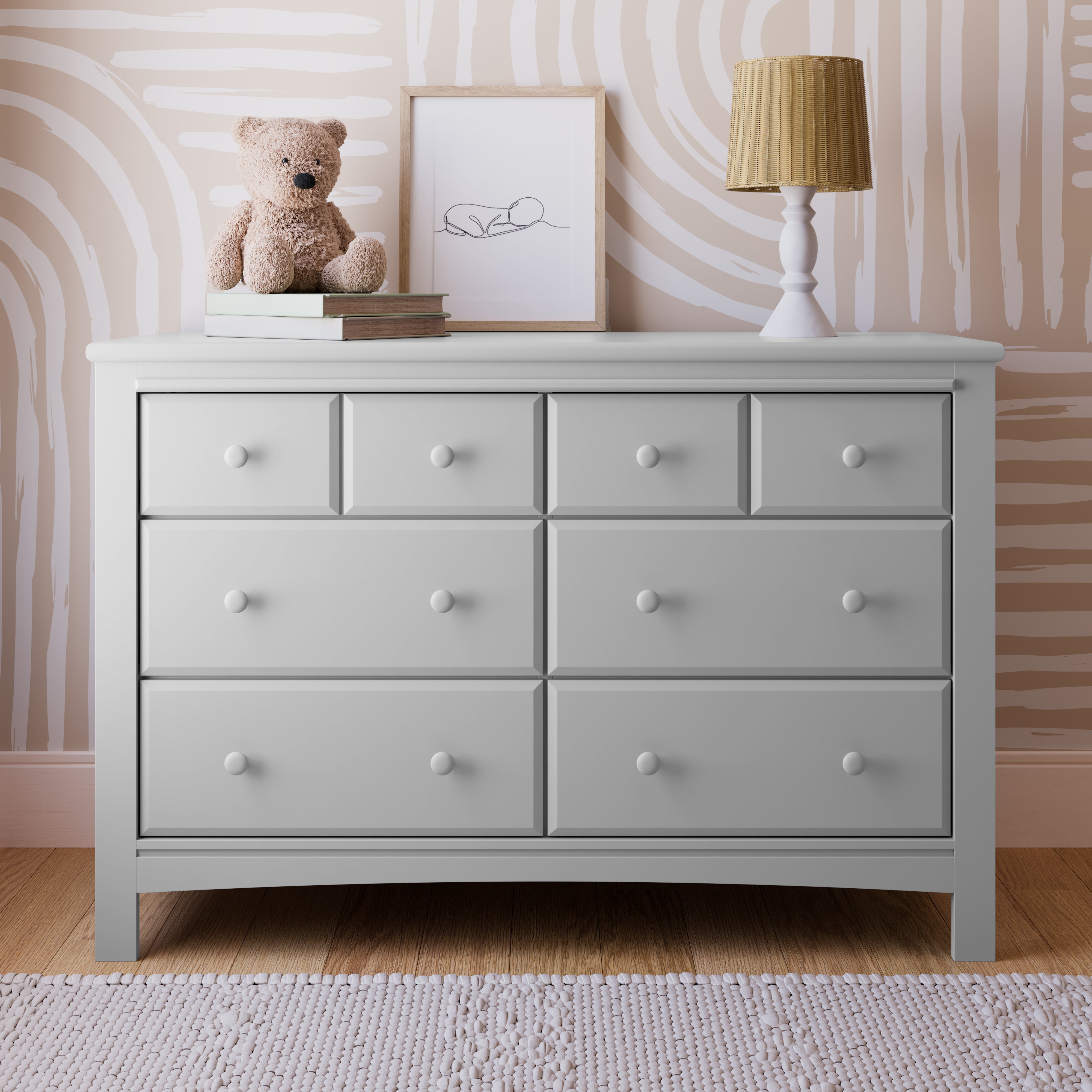 Pebble grey baby store dresser