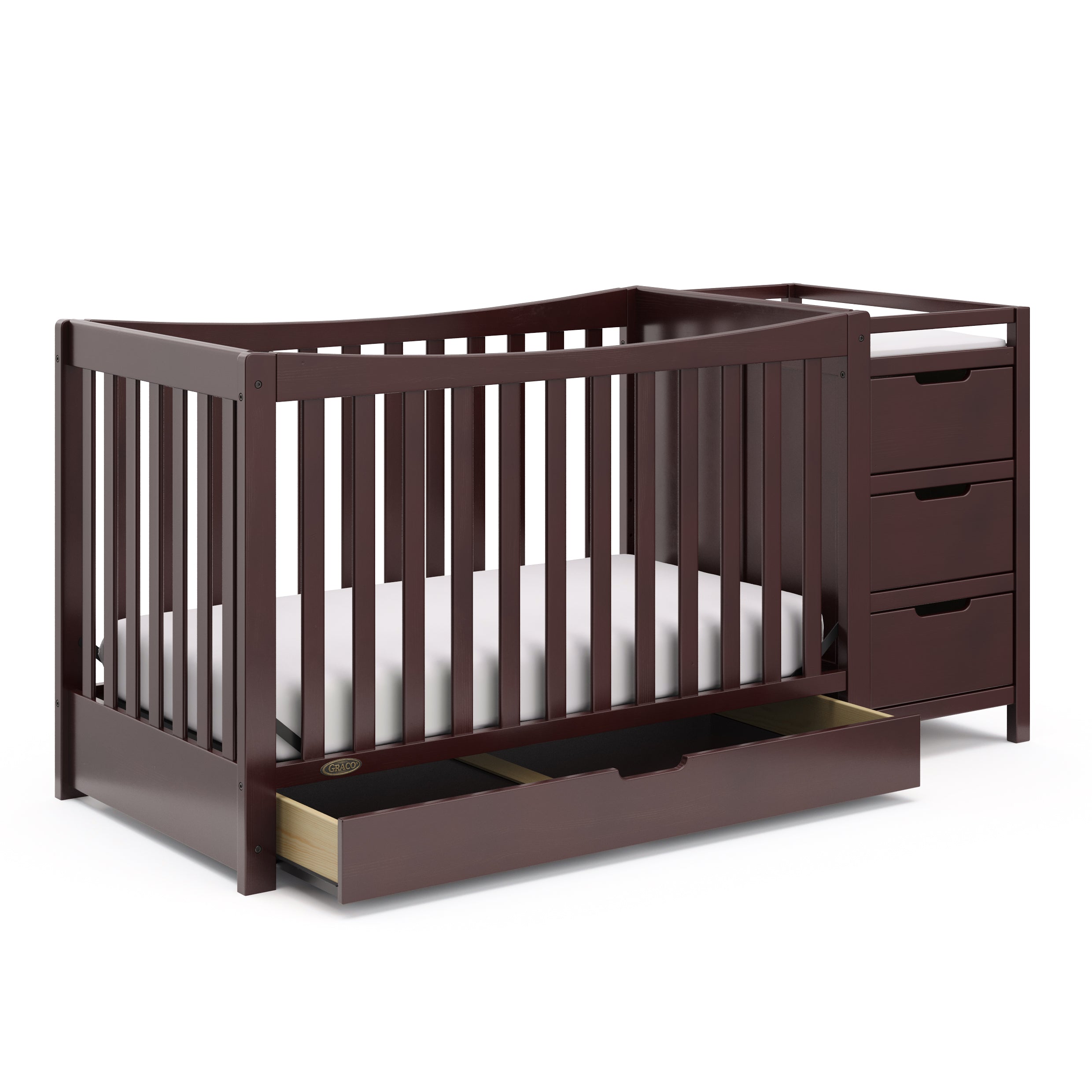 Graco Remi 4 in 1 Convertible Crib and Changer with Drawer Storkcraft