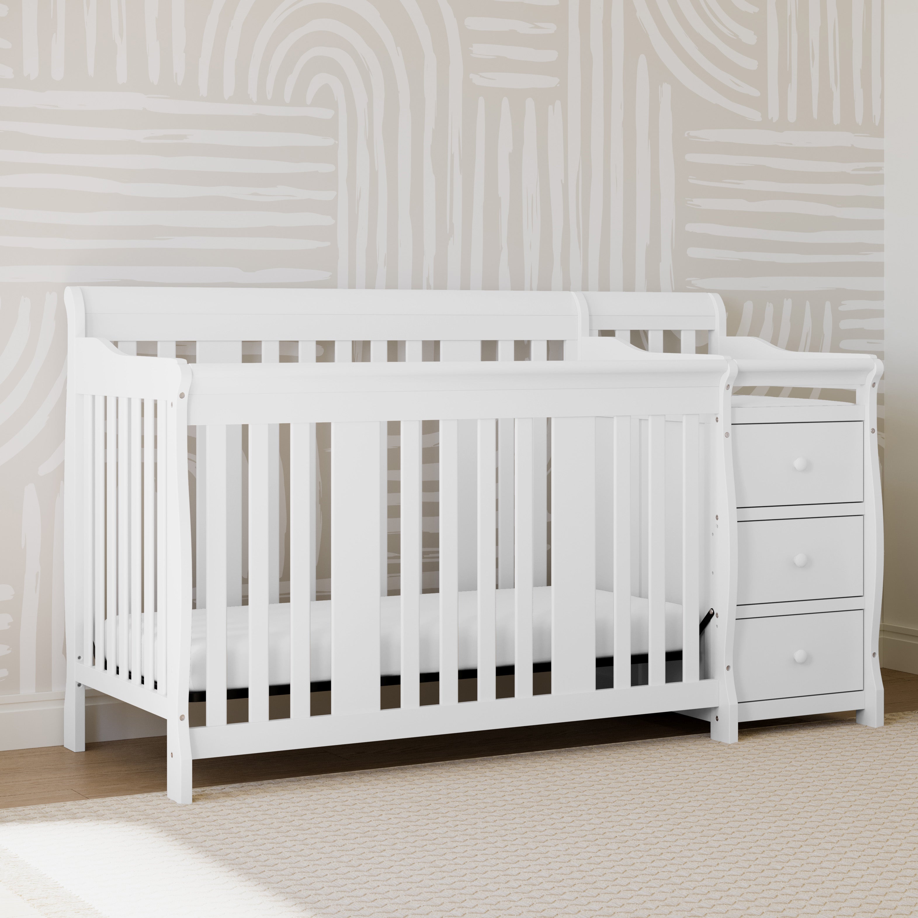 Portofino crib shop changer assembly