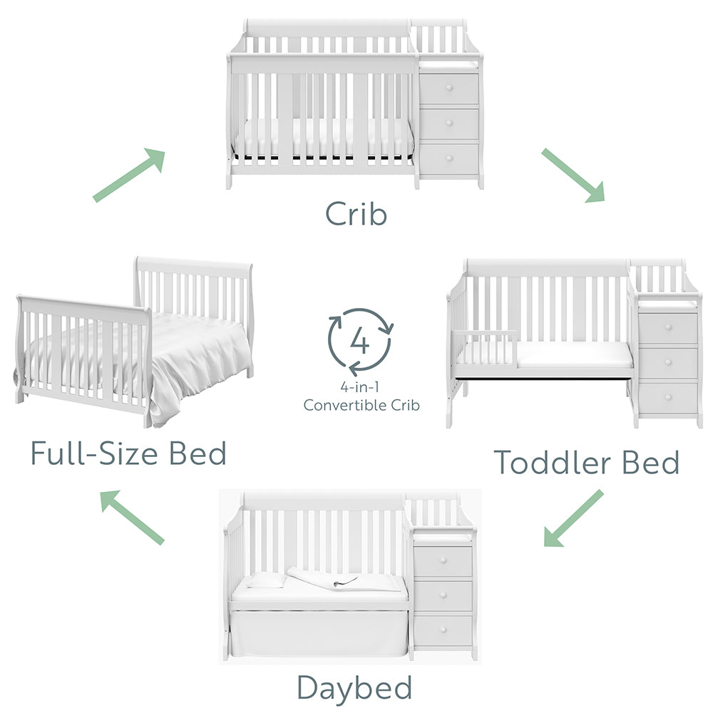 Stork craft portofino 4 cheap in 1 crib instructions