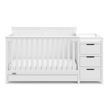 Crib and Changer Changing Pad and Cover, White