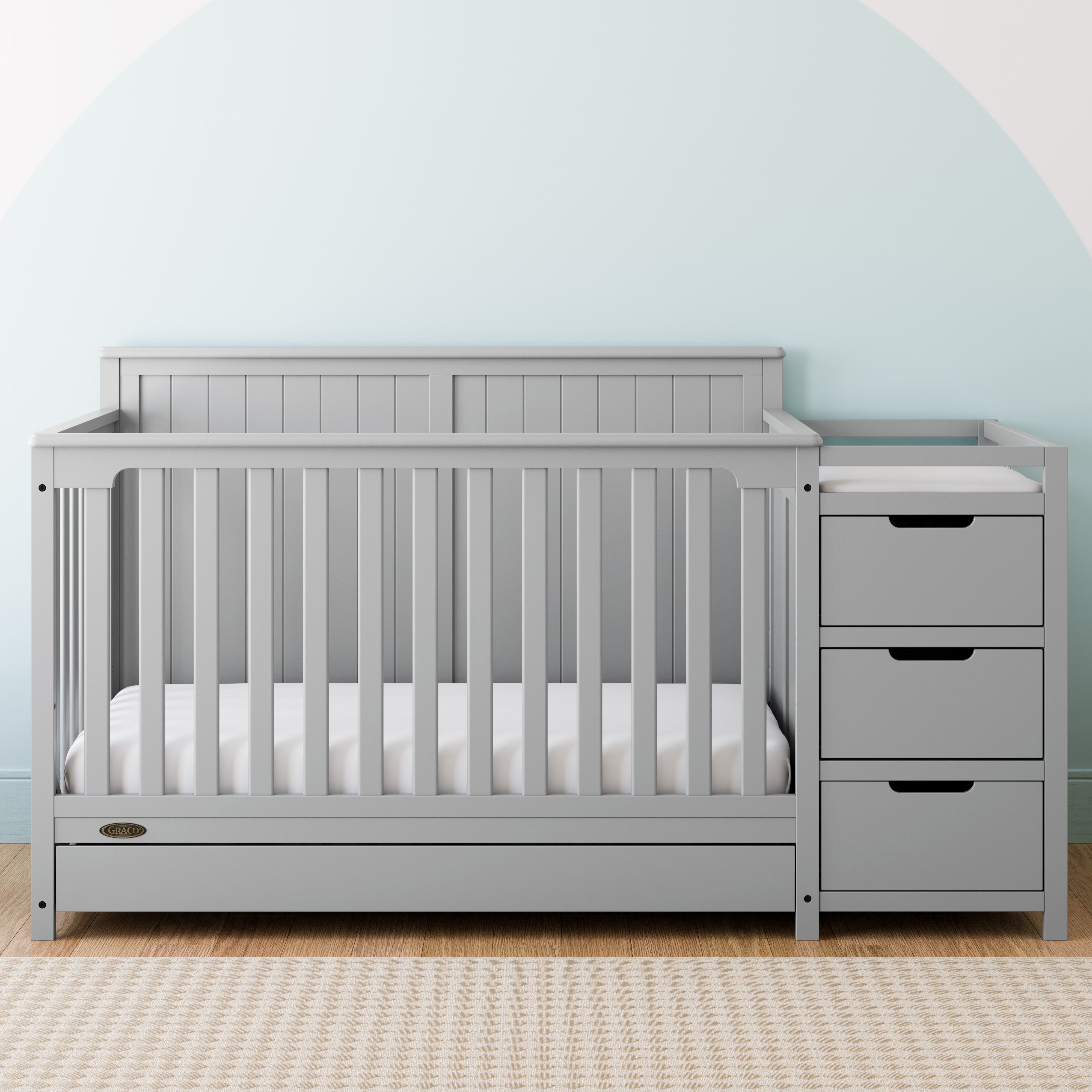 Target gray outlet crib