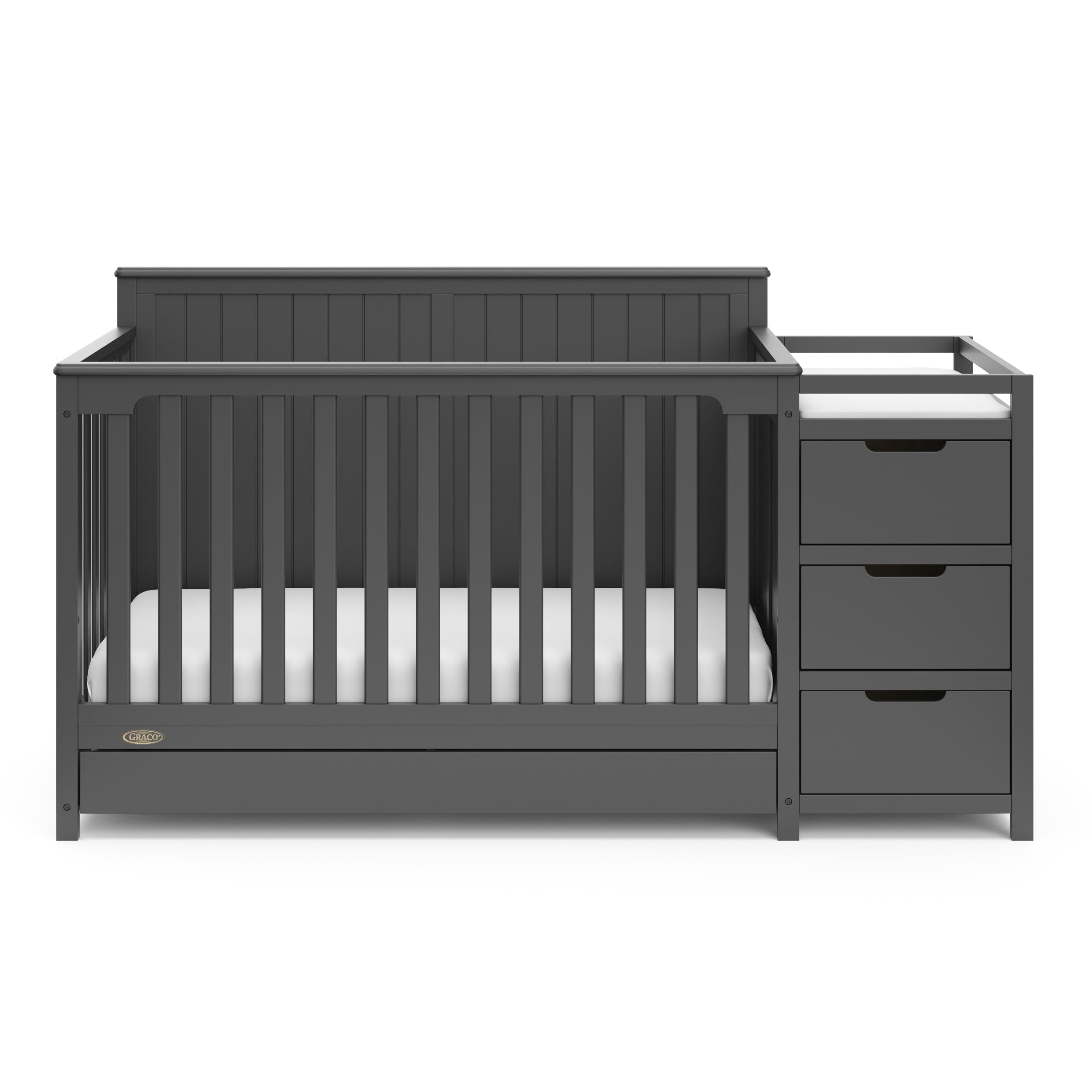 Graco® Hadley 5-in-1 Convertible Crib and Changer with Drawer