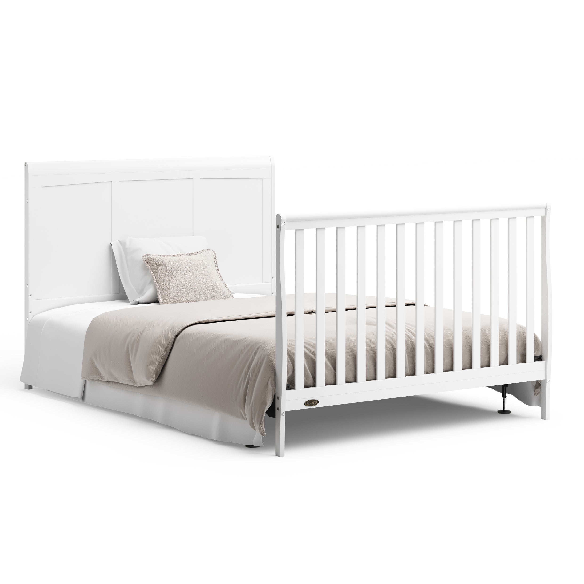 Bed frame for convertible hot sale crib