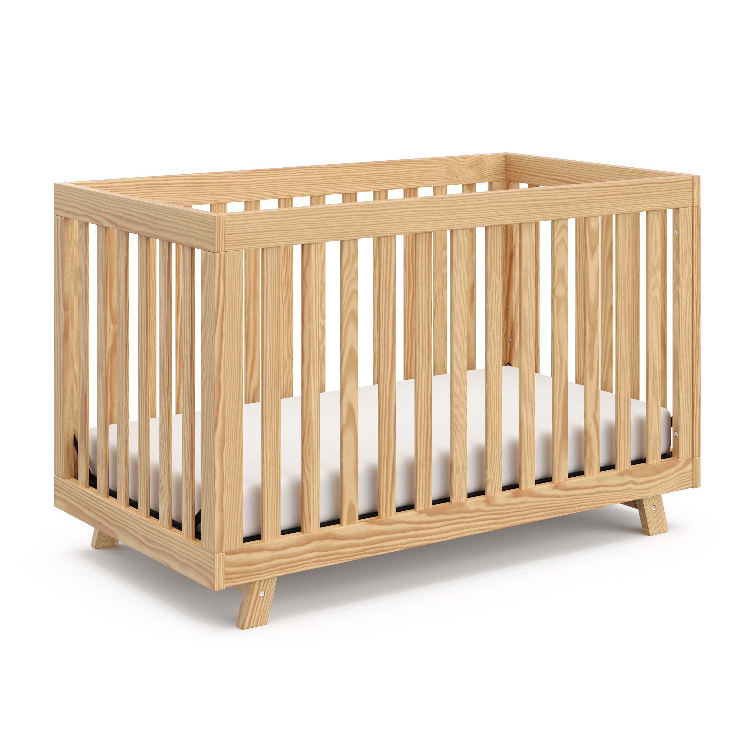 Natural wood cribs for 2024 babies