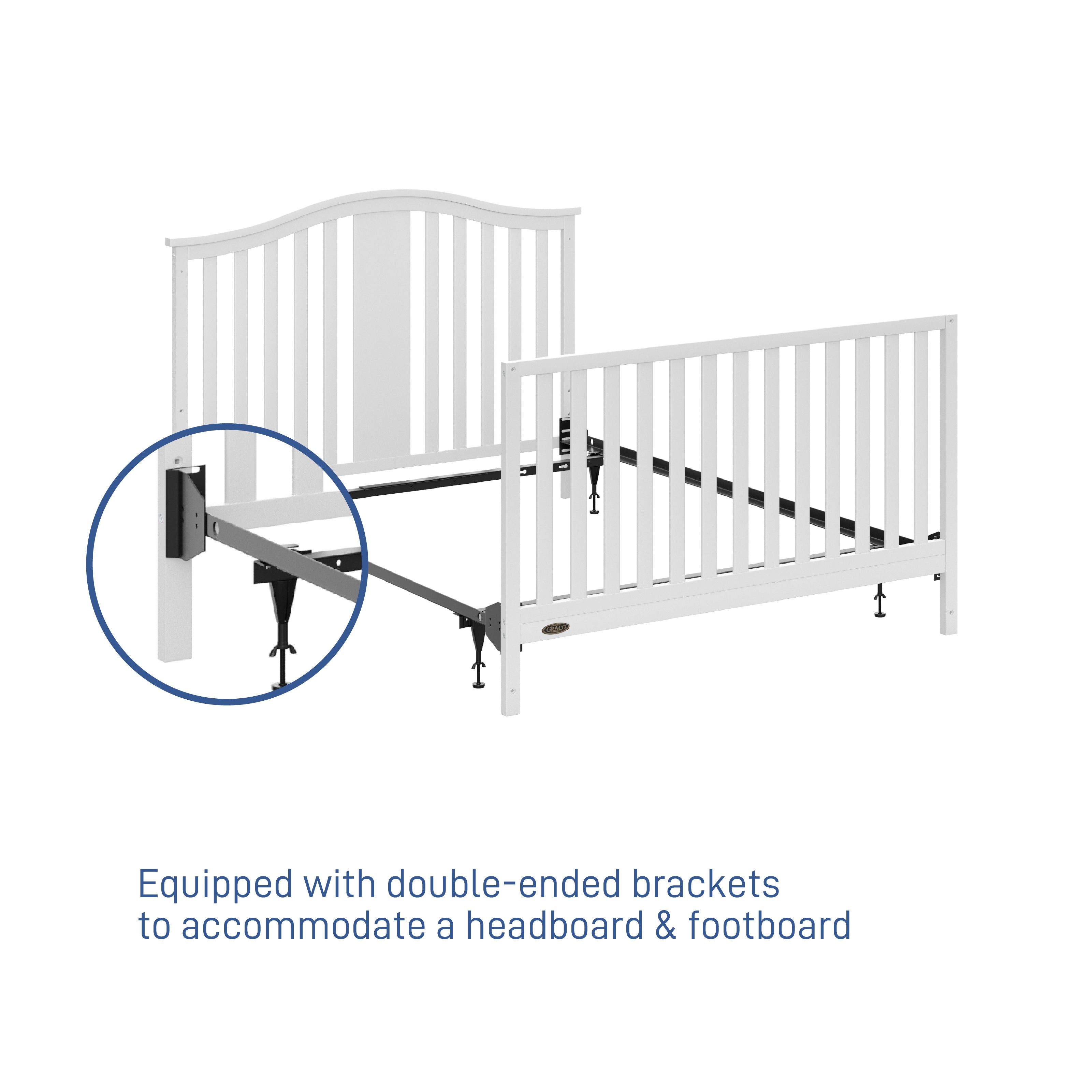 Graco crib convert to best sale full bed